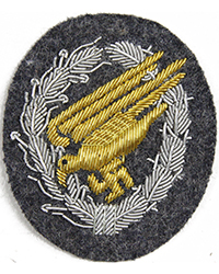 Luftwaffe Parachute Badge, bullion