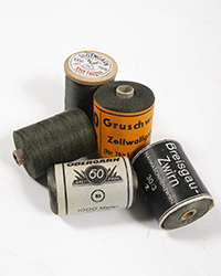WWII German Thread Spool, Fieldgray