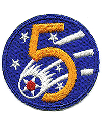 5th Air Force sleeve patch