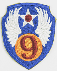 9th Air Force sleeve patch