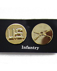 US EM Collar Disc, Infantry