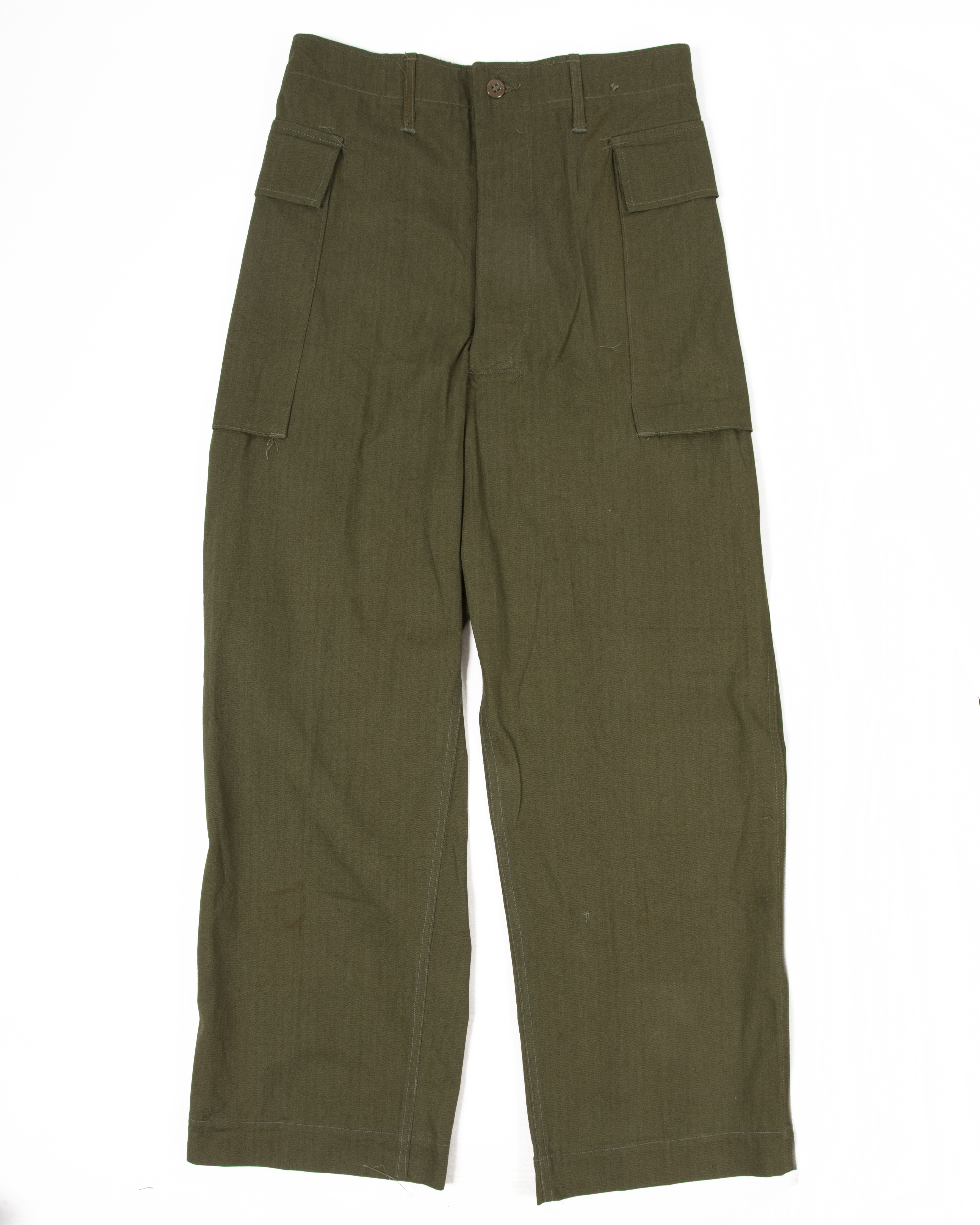 WW2 US MILITARY ARMY GREEN M43 PANTS TROUSERS 36R