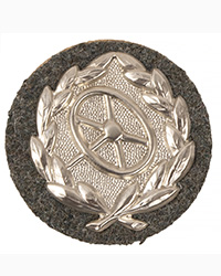 Driver's Badge, Silver