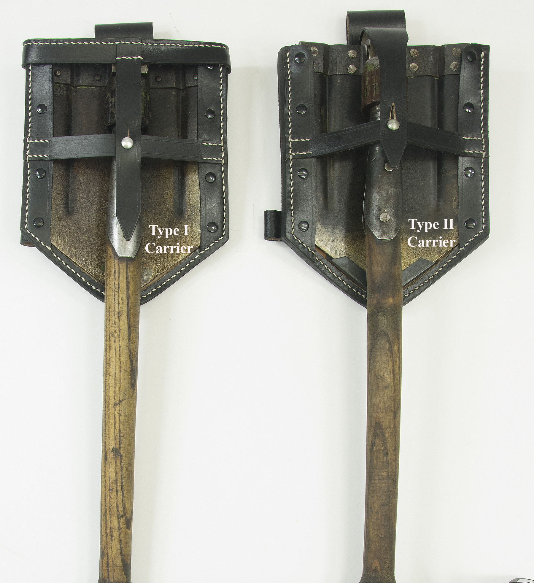 Original WWII German Folding Shovels ATF