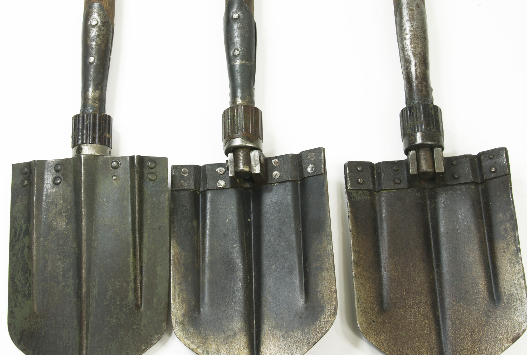 Original WWII German Folding Shovels ATF