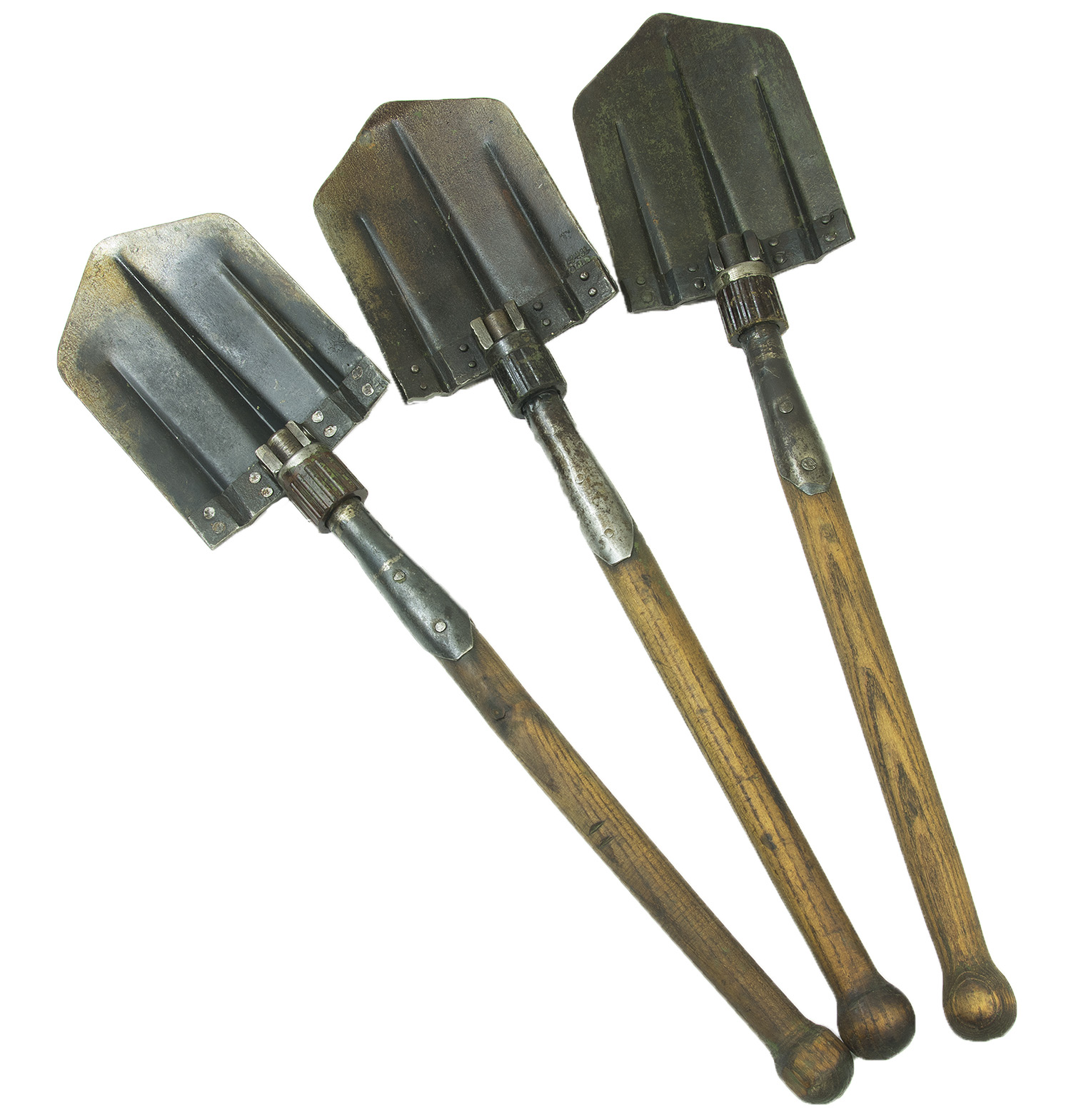 Original WWII German Folding Shovels ATF