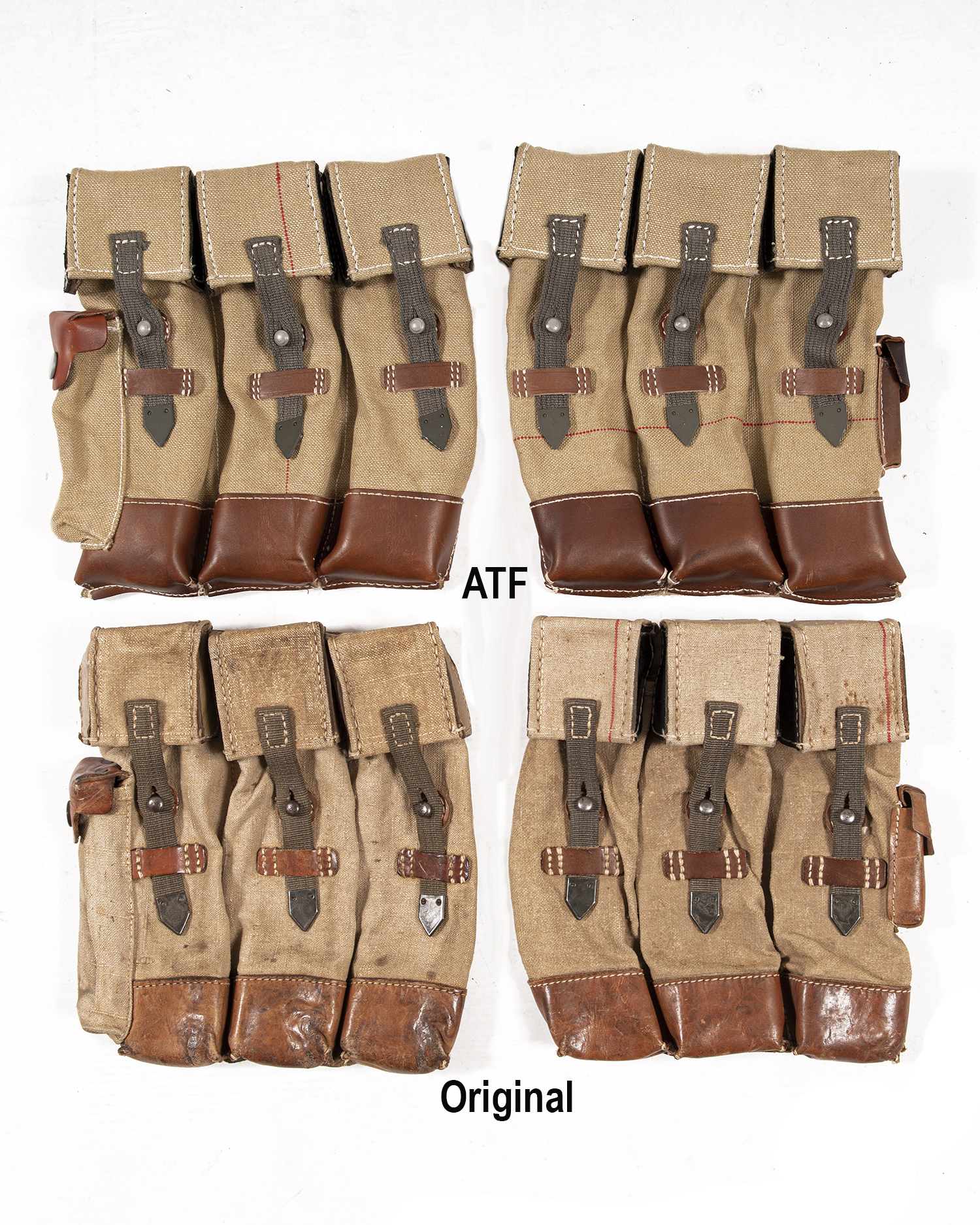 Texled MP44 Pouches Type IIC, Leather Bottom