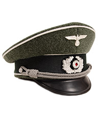 Heer Officer's Visor Cap, Metal Insignia