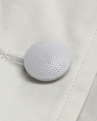 19mm Pebbled Tunic Buttons, White