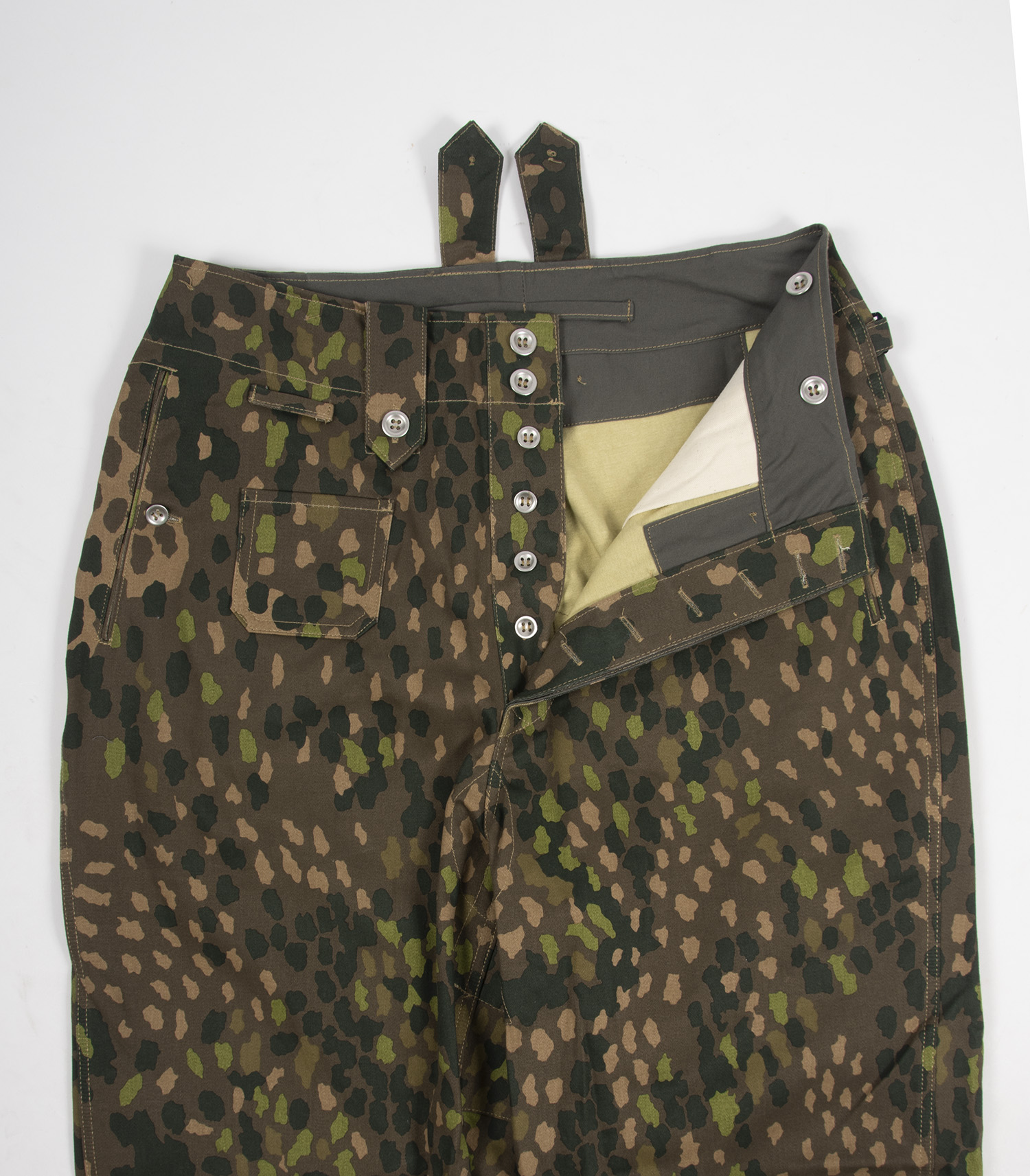 German WWII 44 Dot Trousers in sateen cotton