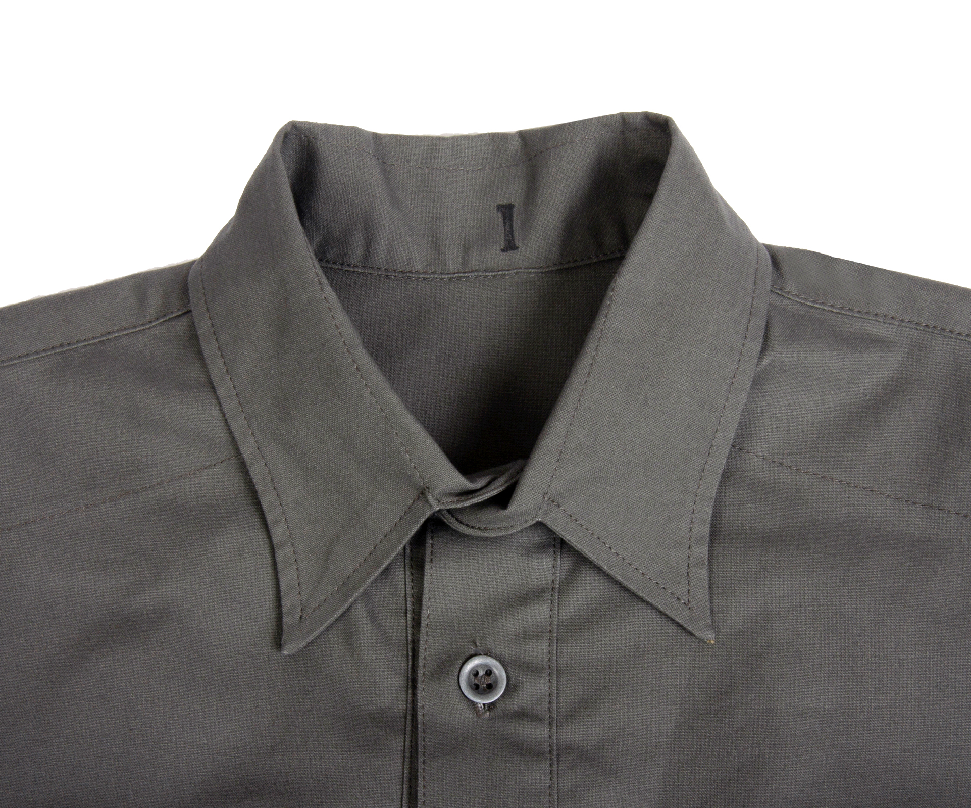 German Gray Cotton Shirt