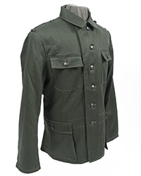 WWII German Reed Green HBT Tunic