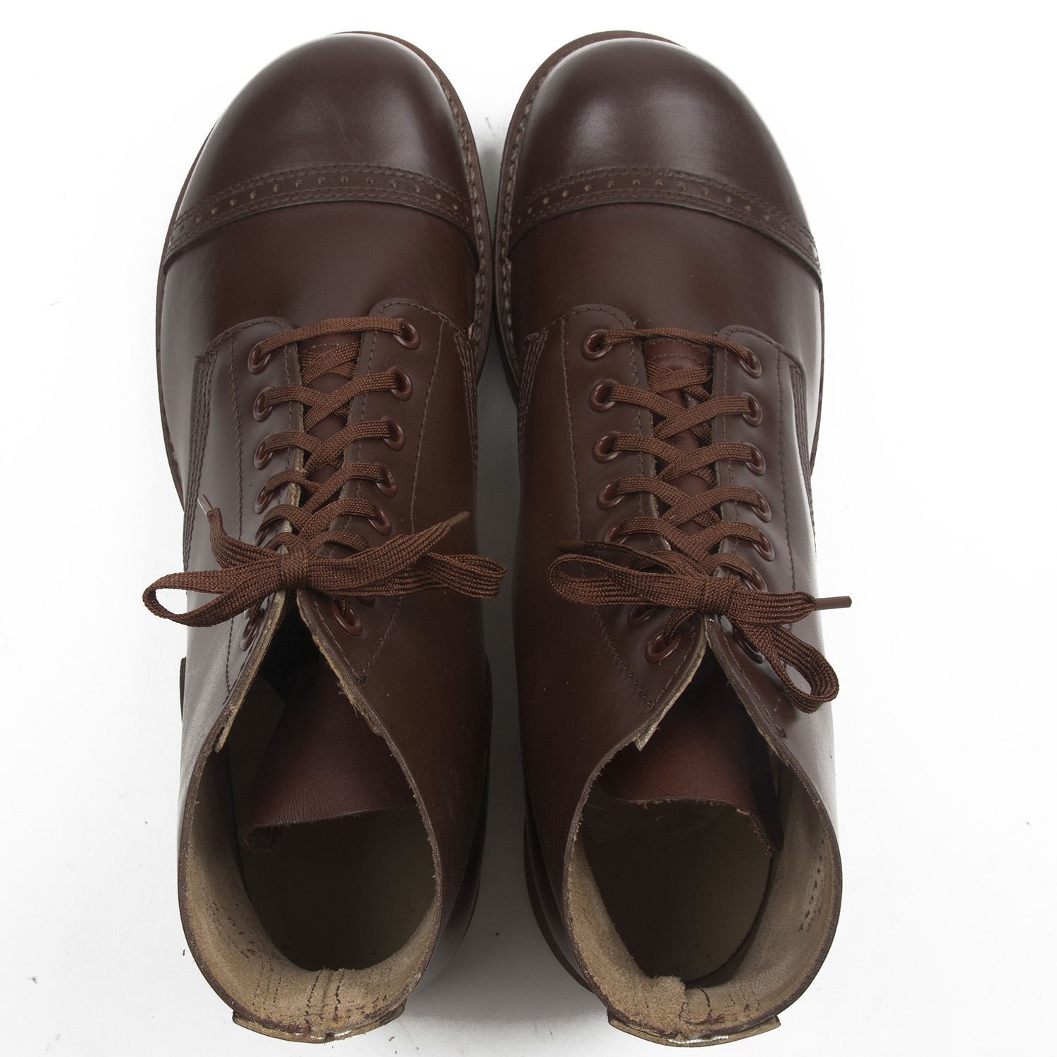British Army Item Various Sizes Available Leather Service Shoes With Toe Cap 