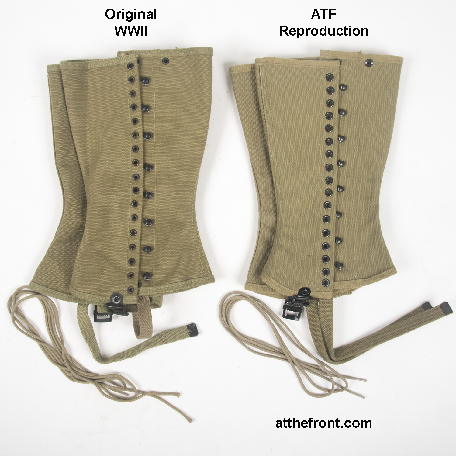 Replica WWII US Canvas Pants Gaiter Leggings Puttee : Amazon.in: Fashion