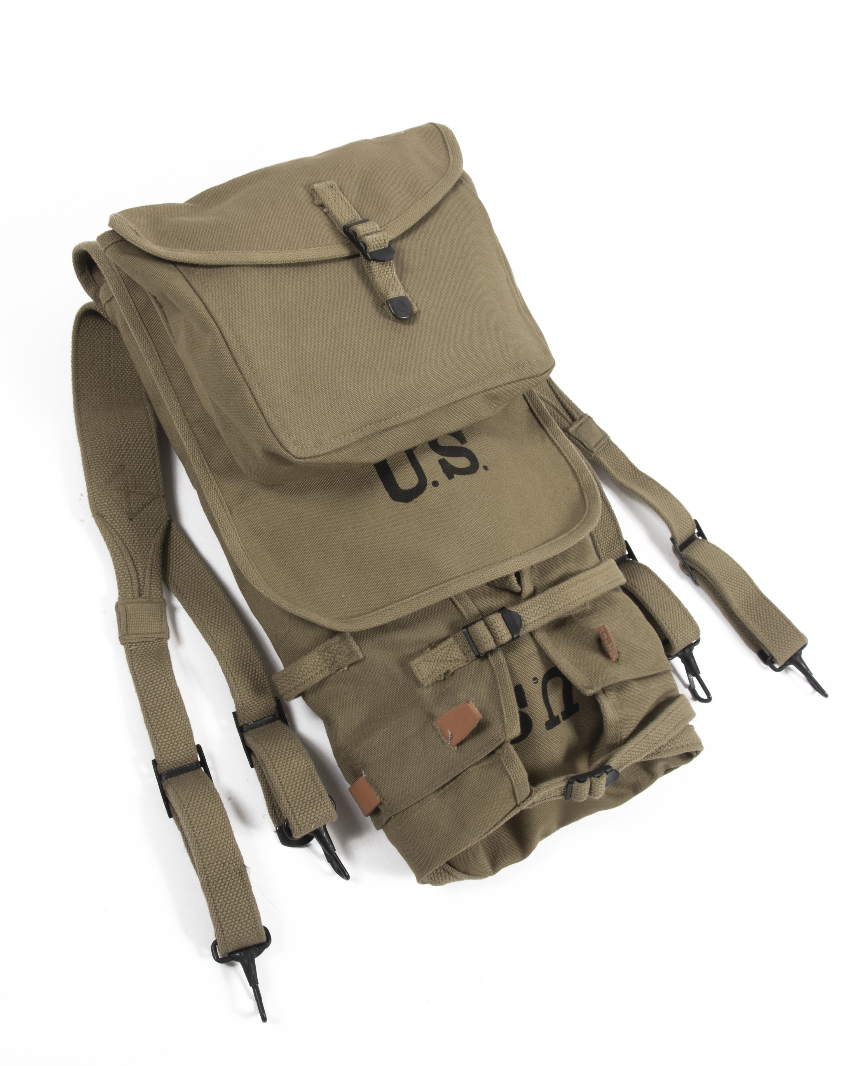 Details about   WWII US ARMY 1942 M1928 HAVERSACK KNAPSACK Military BACKPACK  High Quality