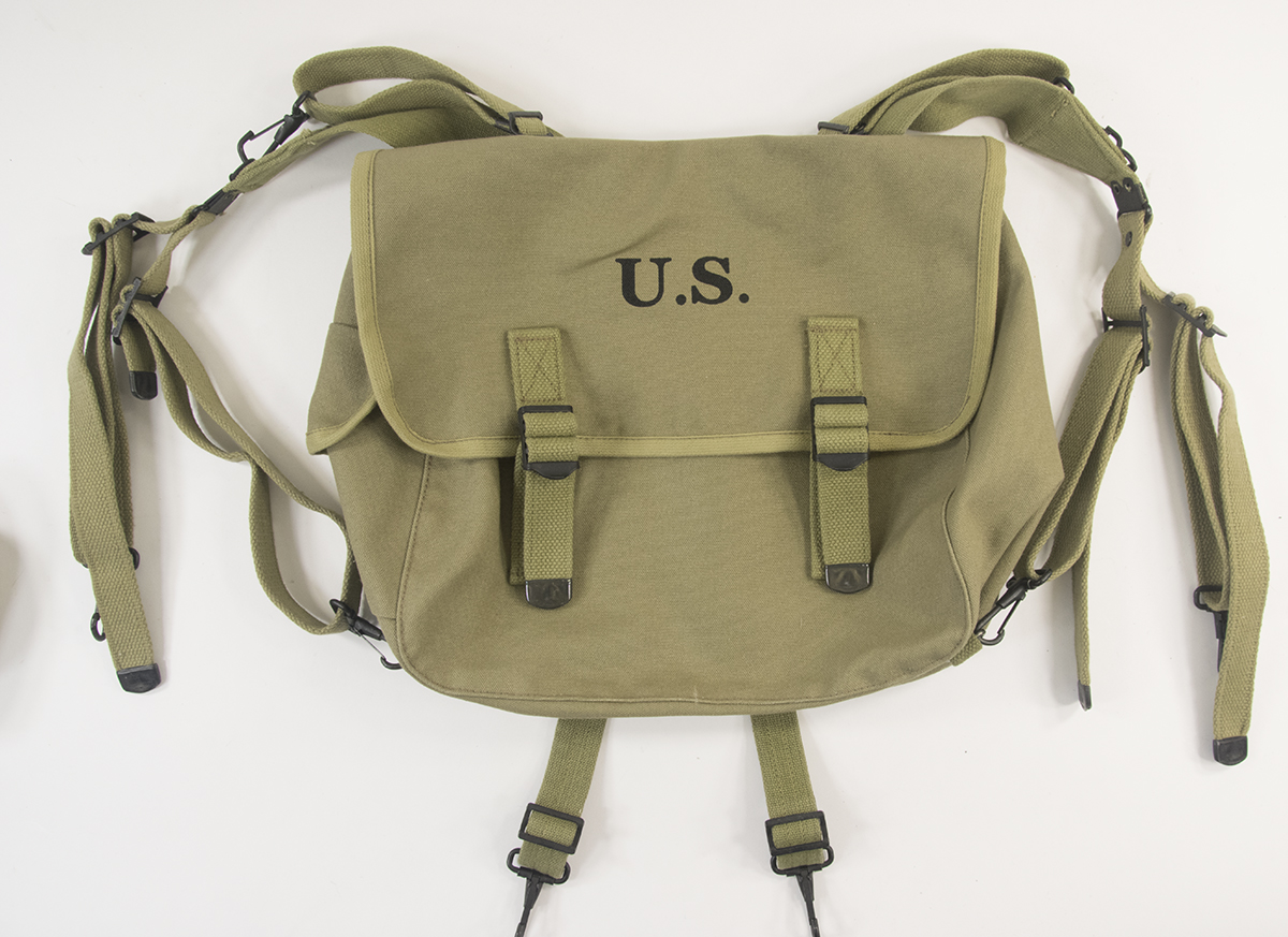 to call hostel melody WWII M1936 Musette Bag, Made in USA