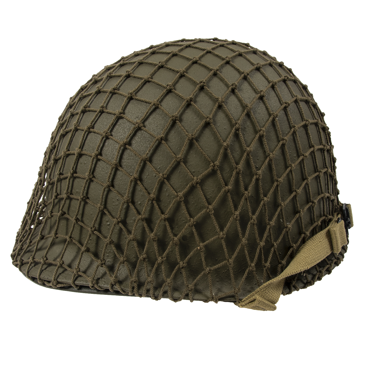 WW II vintage British olive drab helmet netting for US/British GI helmet 