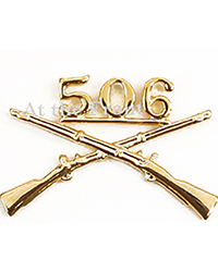 506th Officer Branch Insignia, Pair