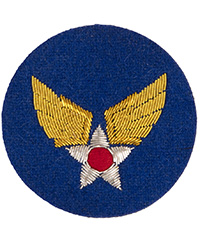Army Air Corps ("Theatre-Made" Bullion) sleeve patch