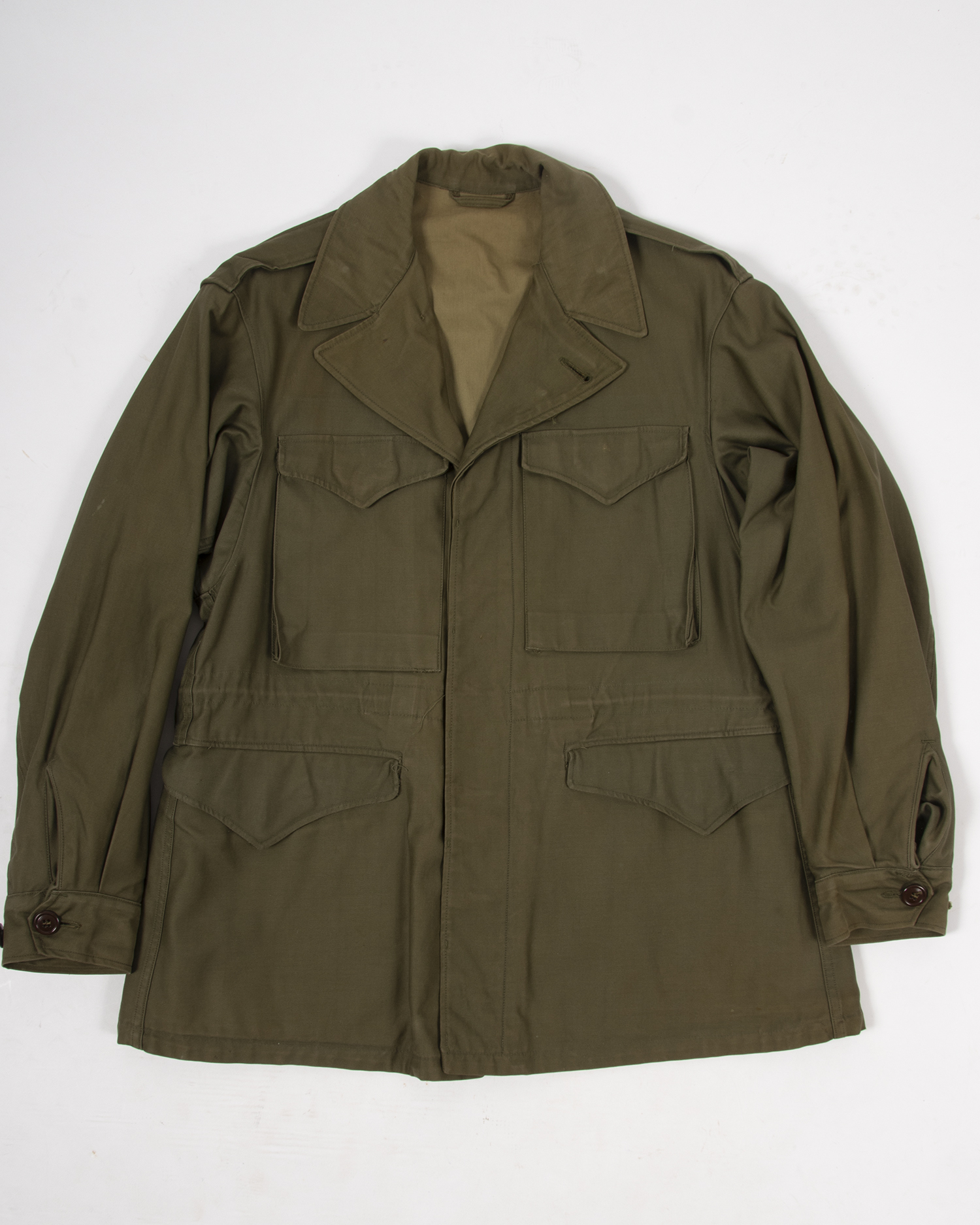 Vintage Us Army M 1943 M43 Field Jacket Ww2 Era Size 36l Ph