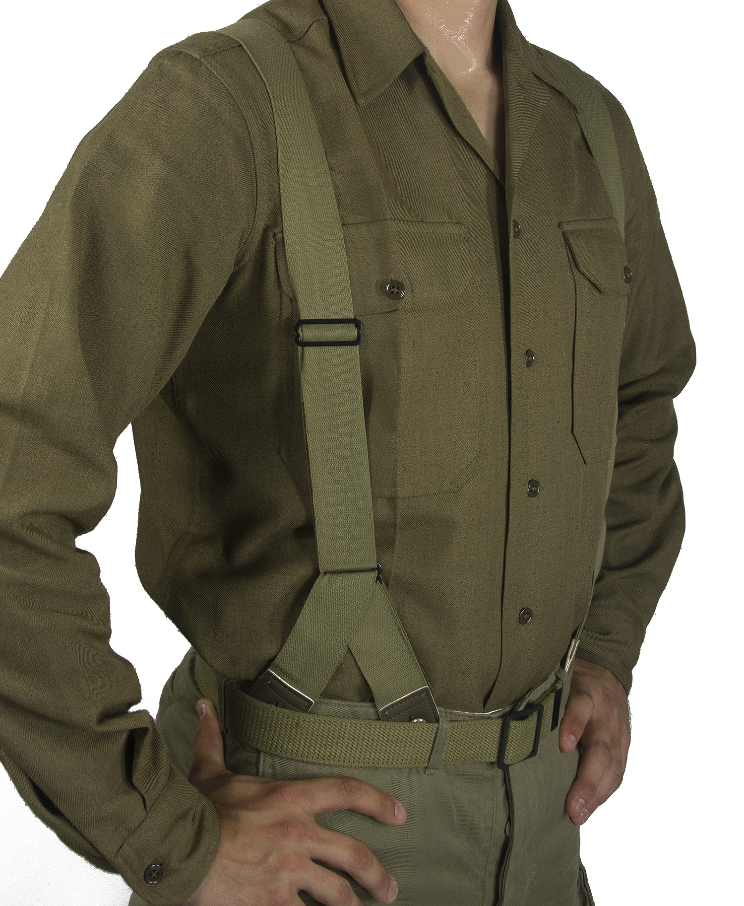 US braces feldhose WW2  field trousers braces Army Bretelle hosentrager 