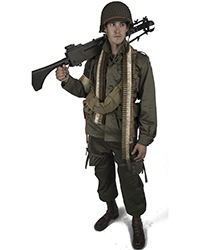 WWII M43 Paratrooper Package as worn during 