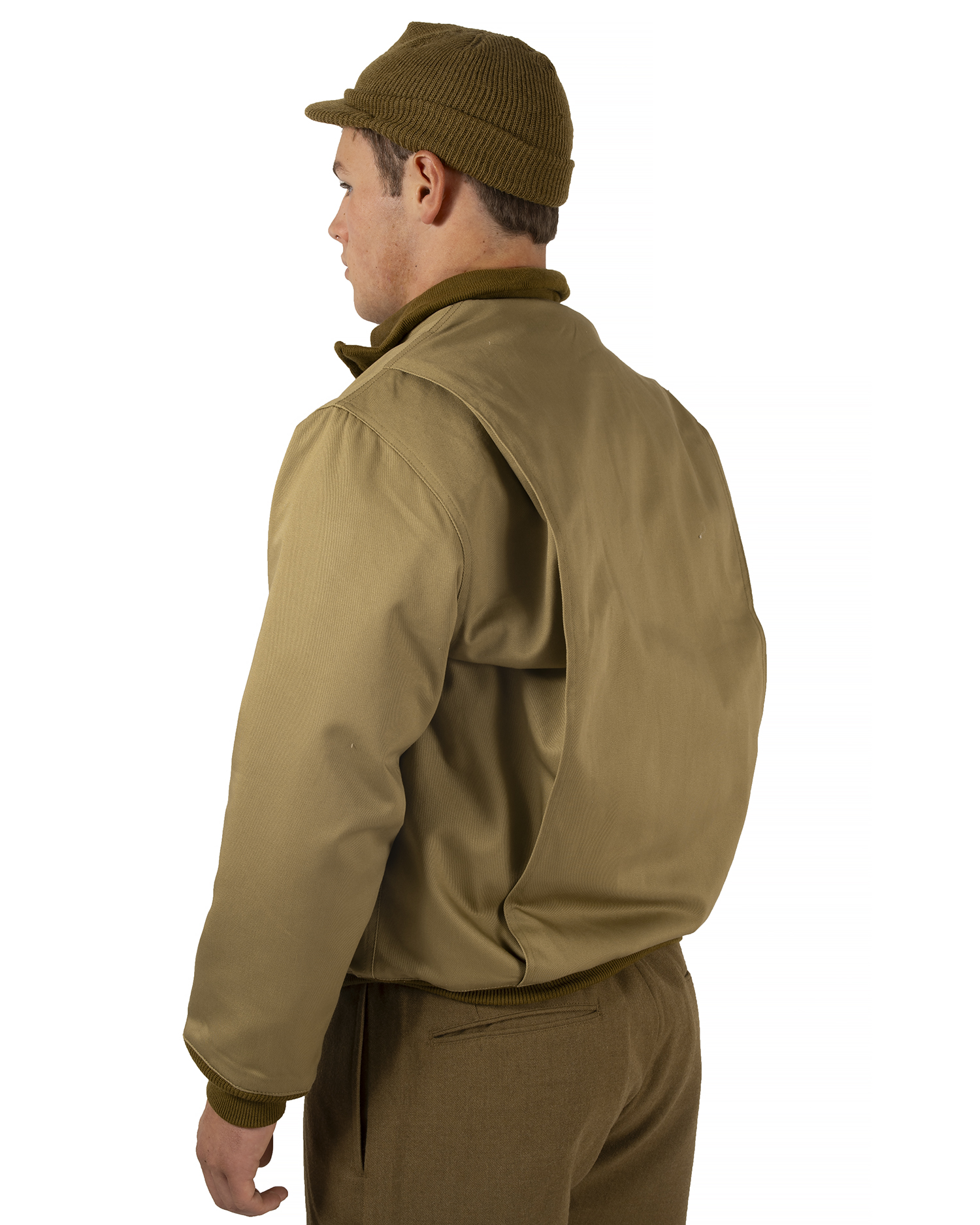 Jacket, Combat, Winter (First model tanker jacket, with patch pockets) –  WWII Impressions, Inc.