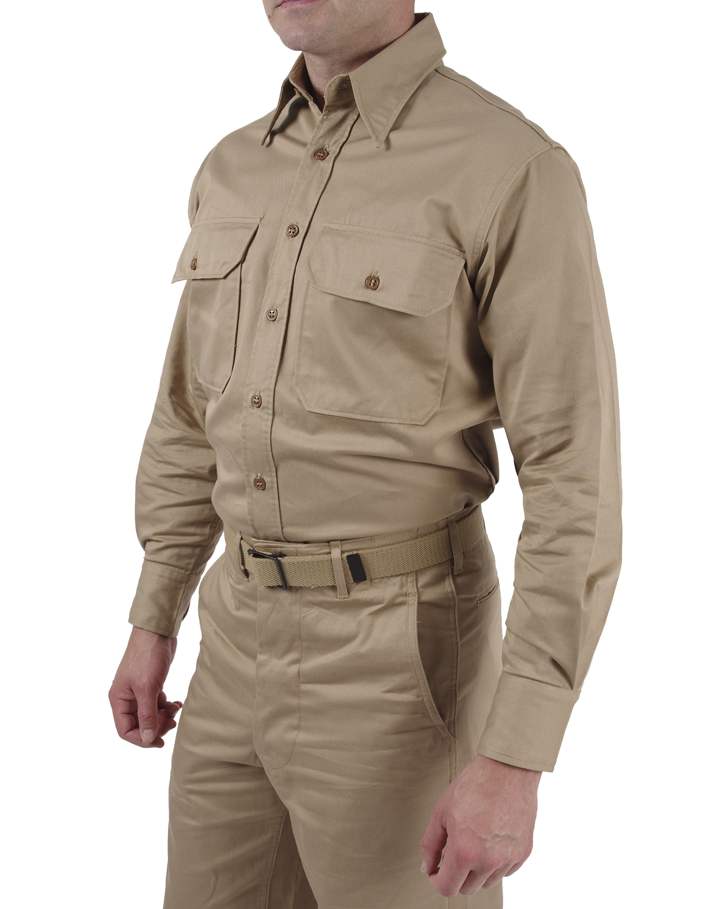 US WWII Army Khaki Shirt